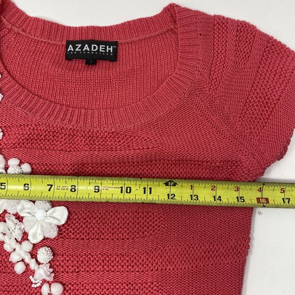 Azadeh Floral Texture Knit Sweater 1 - Picture 8 of 10